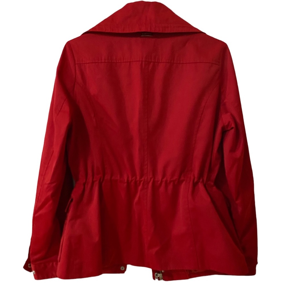 Ellen Tracy Red Adjustable Jacket With Pockets, Z… - image 2